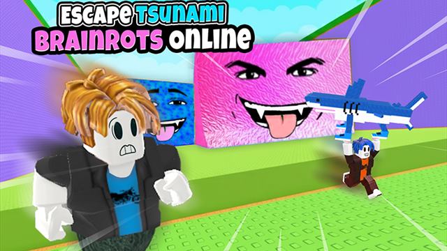 Escape Tsunami Brainrots Online cover art